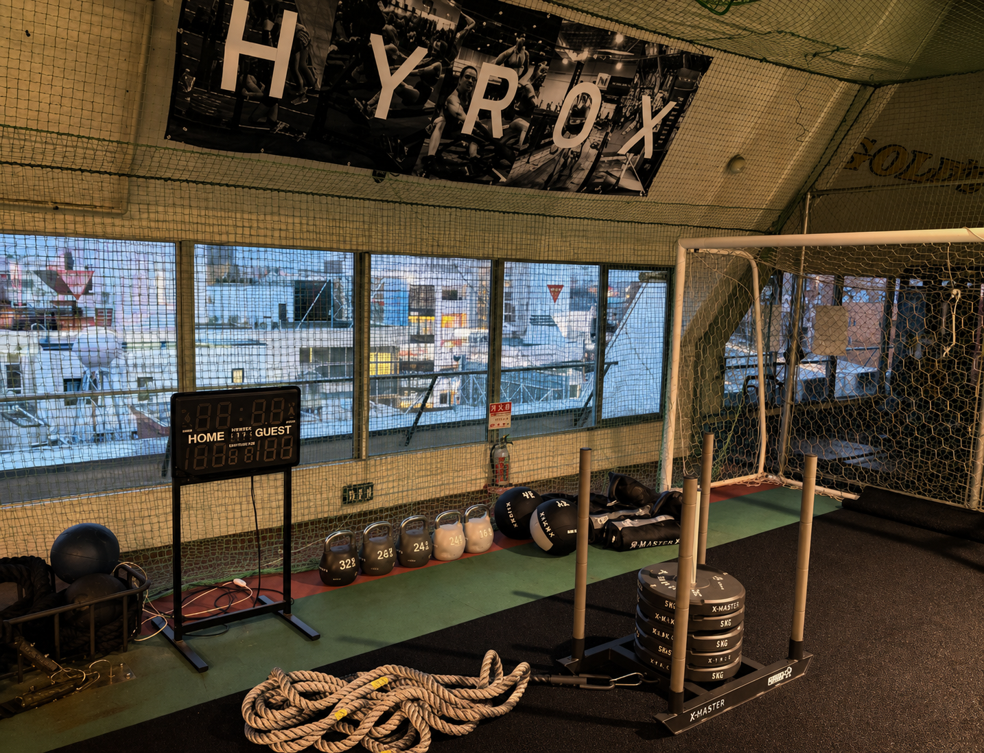 ゴールドジム浦安千葉 HYROXトレーニングエリア